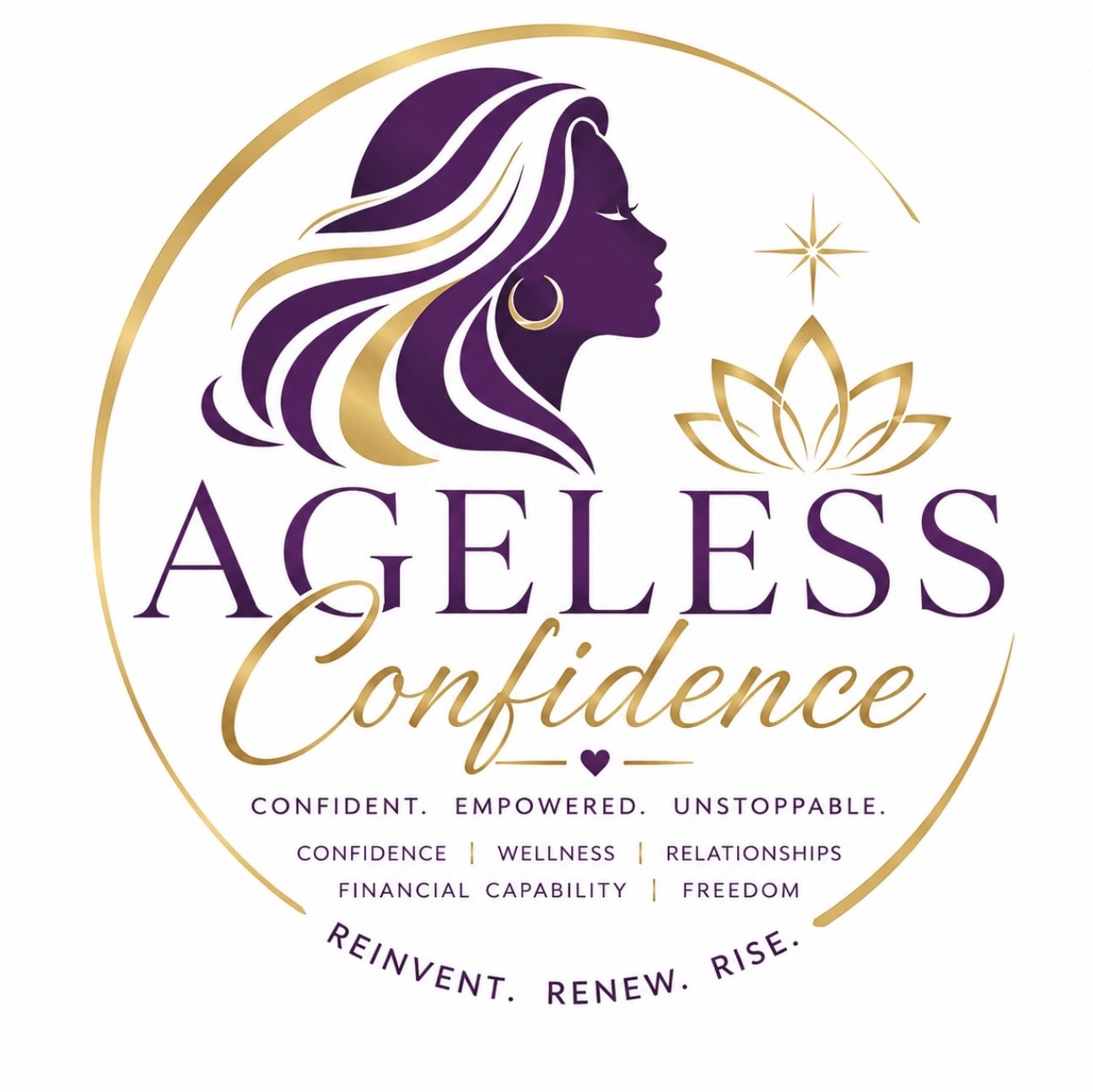 Ageless Confidence brand logo